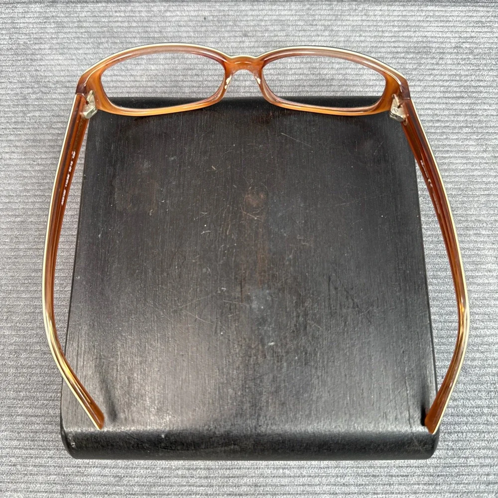 Anne Klein AK5120 Brown Amber Oval Eyeglasses Frames 52-15-130 Womens GlassesY2K